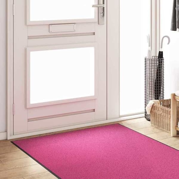Maison Exclusive - Indgangsmatte Rosa og Sort 120 x 300 cm 100% Polyamid
