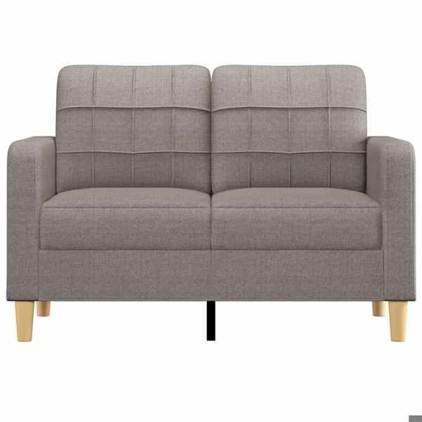 Maison Exclusive - Soffa 2-sits Taupe 120 cm Tyg