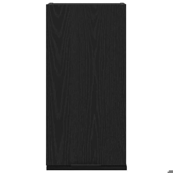 Maison Exclusive - Vægskab Sort Eg 32x20x67 cm Ingeniørtræ