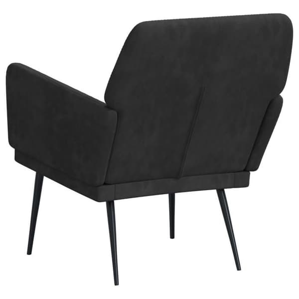 Maison Exclusive - Musta nojatuoli 62x79x79 cm sametti