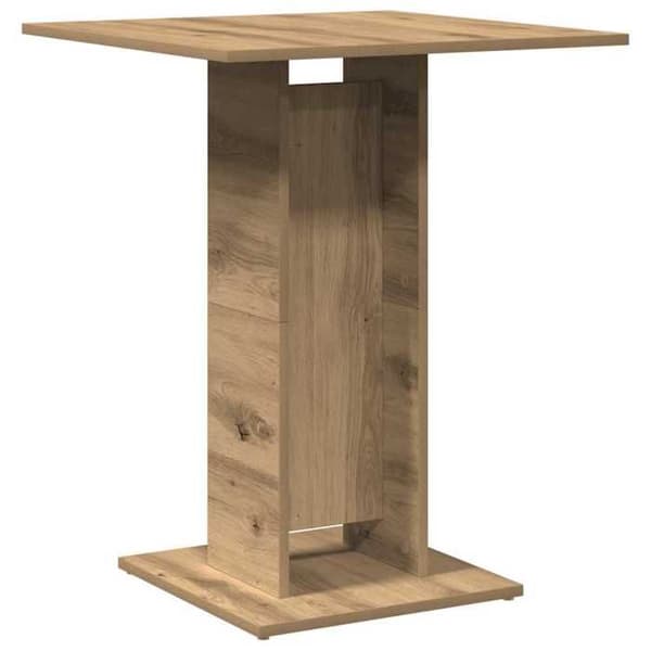 Maison Exclusive - Bistrobord i håndlavet egetræ 60x60x75 cm i ingeniørtræ