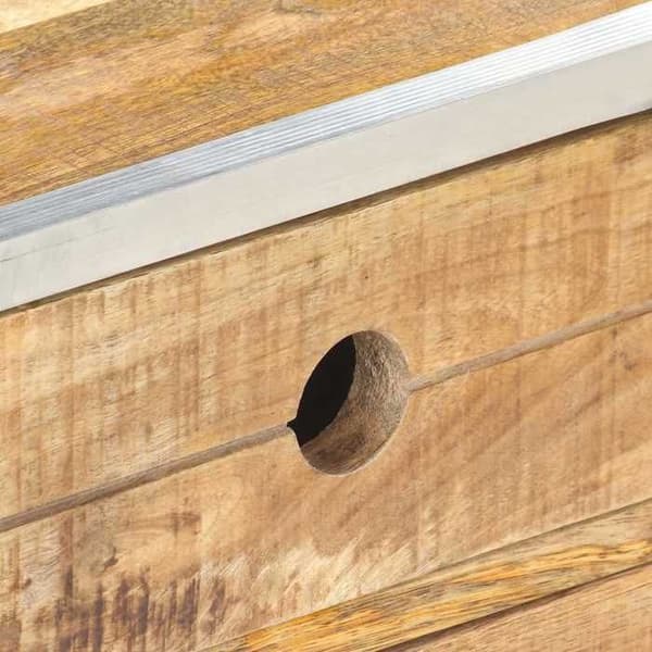 Maison Exclusive - Alustatabletti 89x59x33 cm Raaka mangopuu