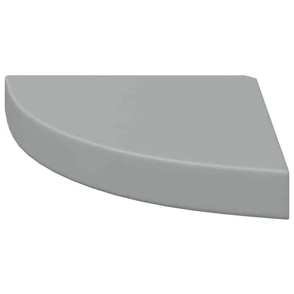 Maison Exclusive - Flydende hjørneskabe 2 stk grå 25x25x3,8 cm MDF