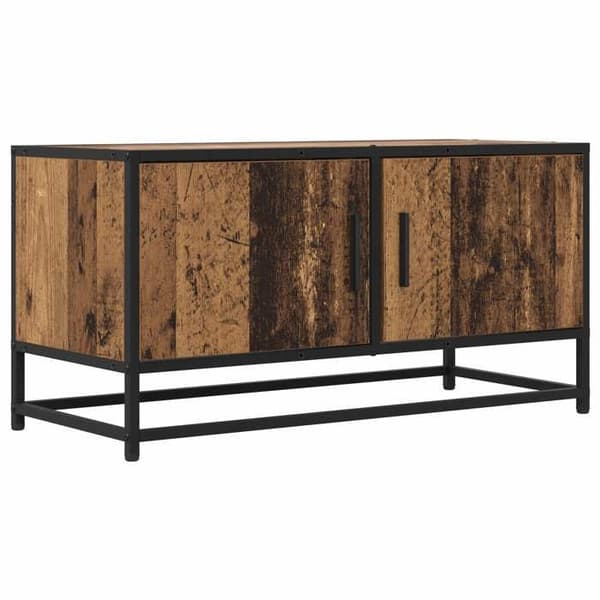 Maison Exclusive - TV-møbel 80 x 34,5 x 40 cm Gammelt træ