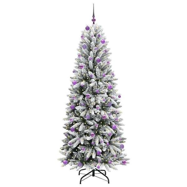 Maison Exclusive - Konstgjord Julgran Vit 240 cm Vit