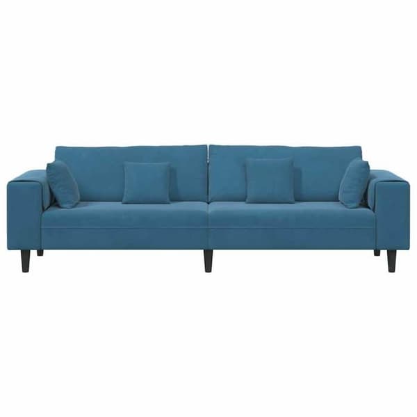 Maison Exclusive - Sininen Sohva 250 x 77 x 76 cm Sametti Blå