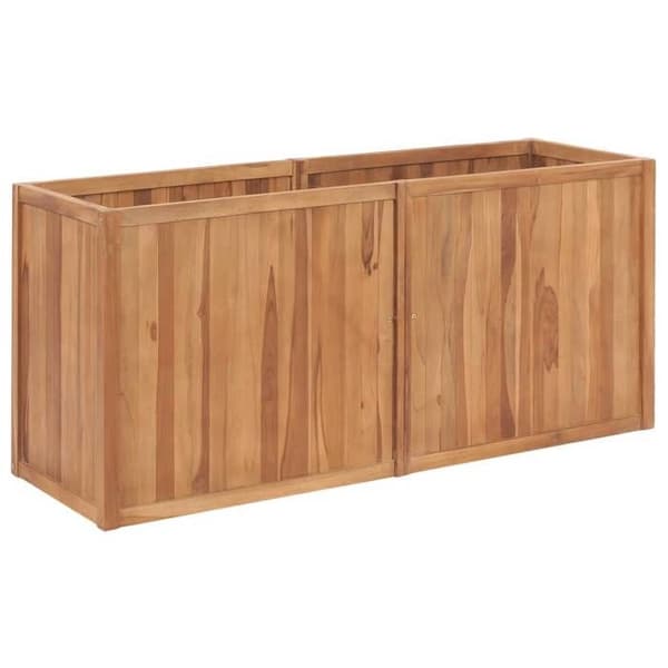 Maison Exclusive - Hævet havebed 150x50x70 cm Solid teaktræ
