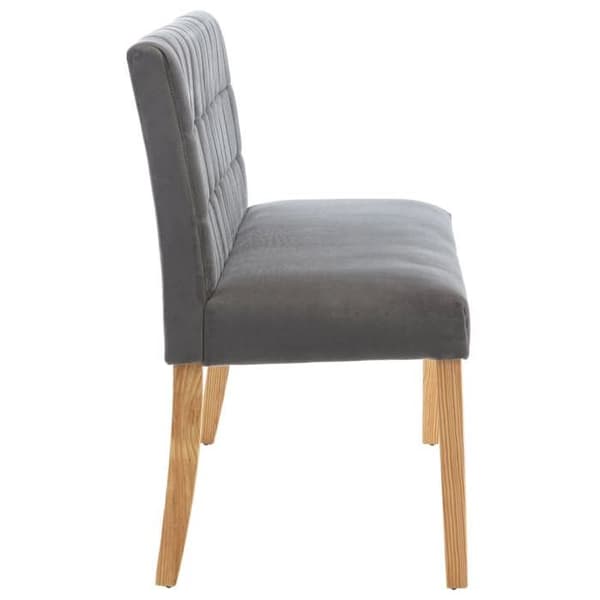 Maison Exclusive - 140 cm Harmaa Sametti Penkki Grå