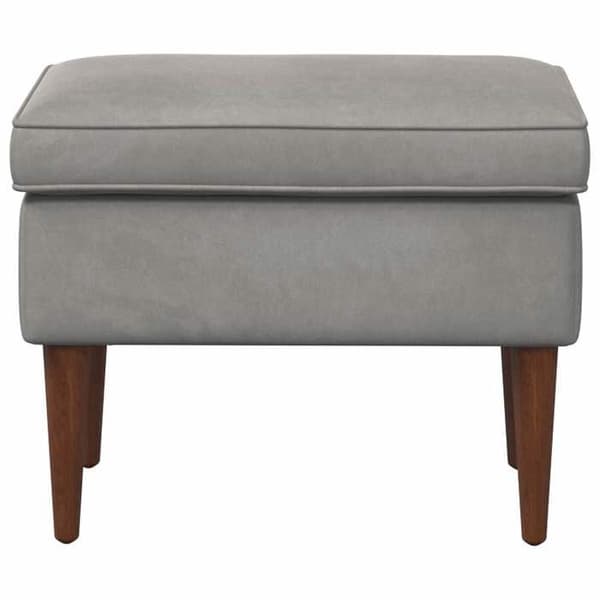 Maison Exclusive - Puff Grå 55 x 35 x 41 cm Sammet