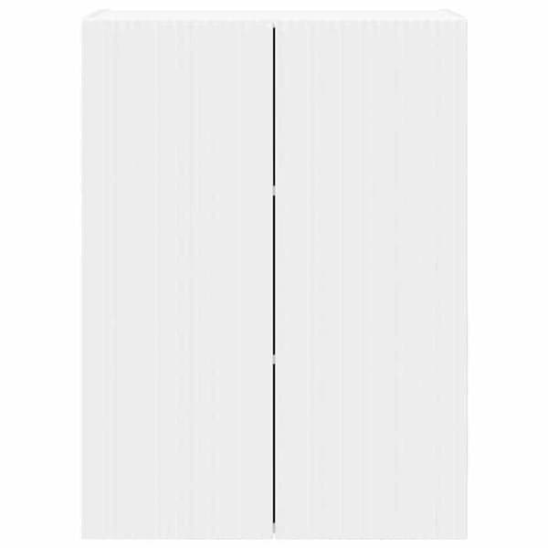 Maison Exclusive - Väggmonterad TV-möbel 59,5 x 31 x 80 cm Vit Ingenjörsträ