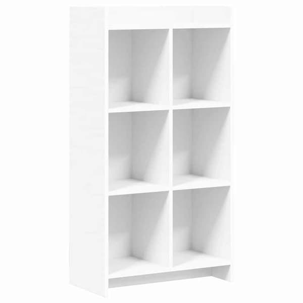 Maison Exclusive - Bibliotek Vit 59 x 30 x 111 cm Ingenjörsträ