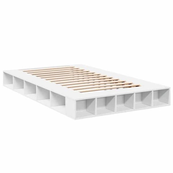 Maison Exclusive - Sengestel uden madras hvid 135x190 cm Vit