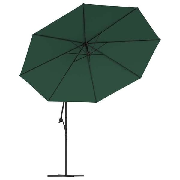 Maison Exclusive - Haveparasol i udhæng 3,5 m grøn