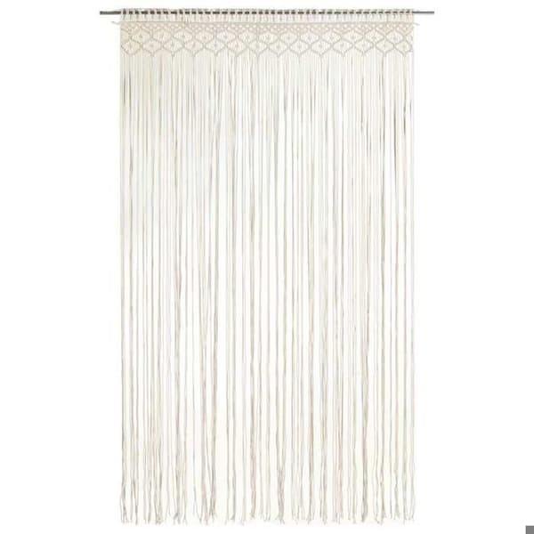 Maison Exclusive - Makramee-verho 140x240 cm Puuvilla