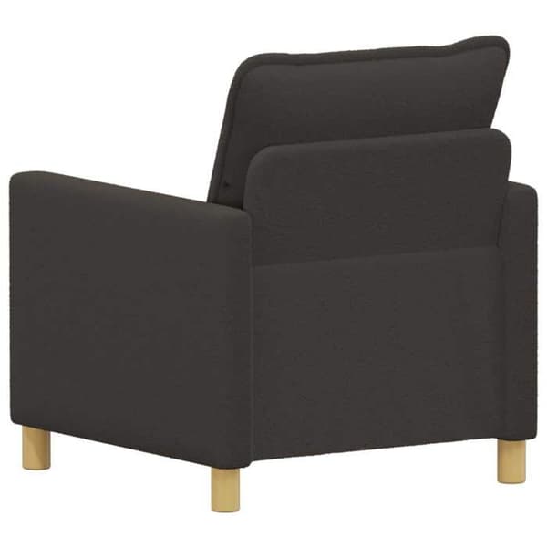 Maison Exclusive - Tummanharmaa sohva 76 x 81 x 87,5 cm Kangas