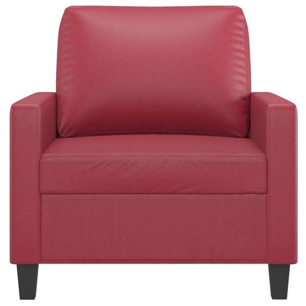 Maison Exclusive - Bordeaux punainen nojatuoli 60 cm keinonahkaa