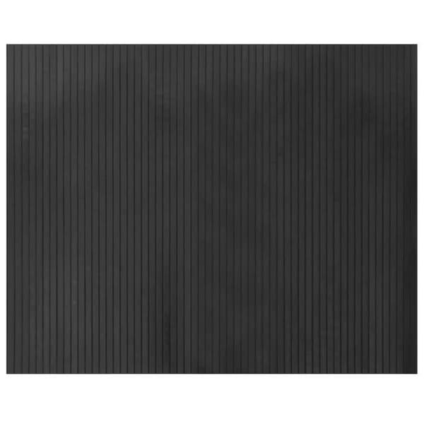 Maison Exclusive - Suorakulmainen harmaa matto 80x100 cm bambusta