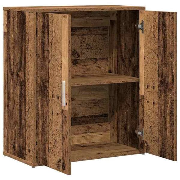 Maison Exclusive - Buffé 2 delar Antik trä 60 x 31 x 70 cm Ingenjörsträ