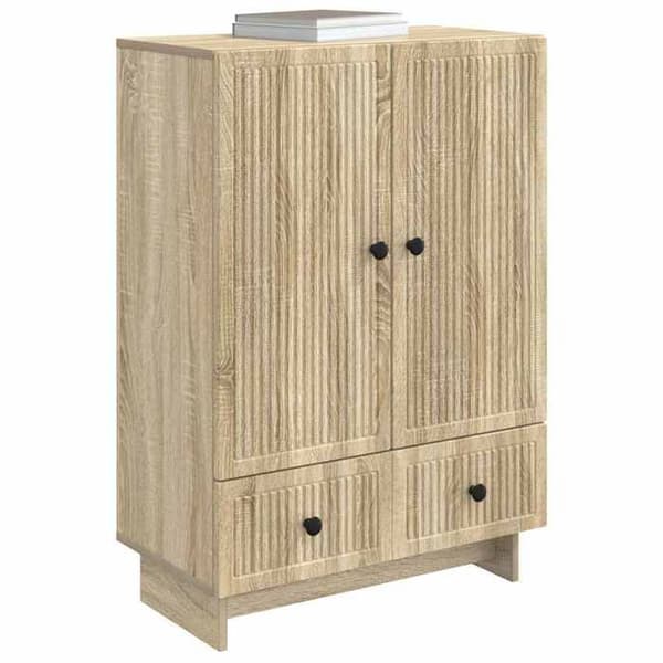 Maison Exclusive - Buffet Eg Sonoma 66 x 34,5 x 95 cm Ingeniørtræ