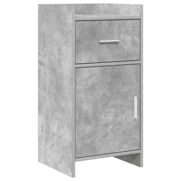 Buffé - EXKLUSIVT HUS - 40 x 36 x 80 cm - Betonggrå - Ingenjörsträ - Rektangulär Betonggrå
