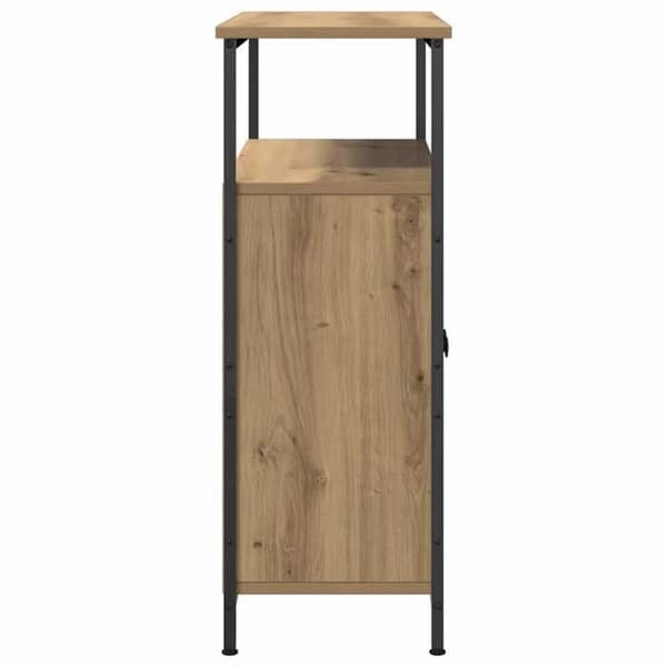 Maison Exclusive - Buffet i egetræ, håndlavet 70x30x80 cm, ingeniørtræ