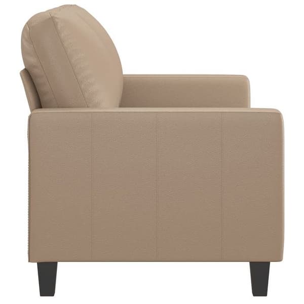 Maison Exclusive - Soffa 2-sits Cappuccino 120 cm Syntetläder