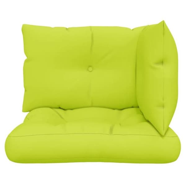 Maison Exclusive - Palettkuddar set om 3 ljusgrön tyg