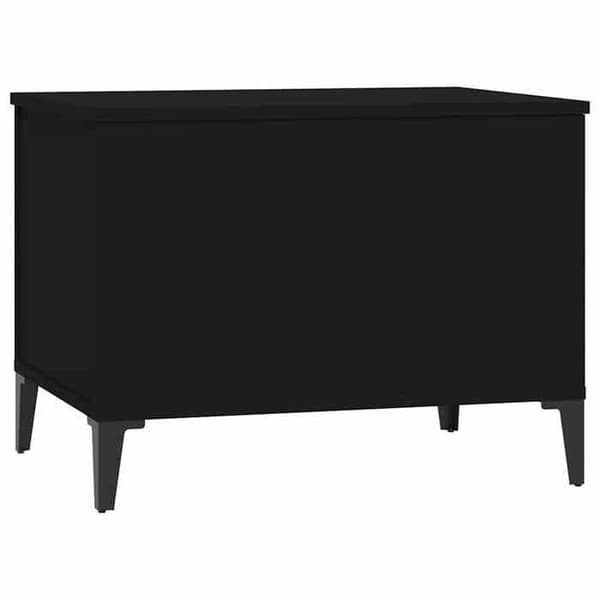 Maison Exclusive - Sort sofabord 60x44,5x45 cm Ingeniørtræ
