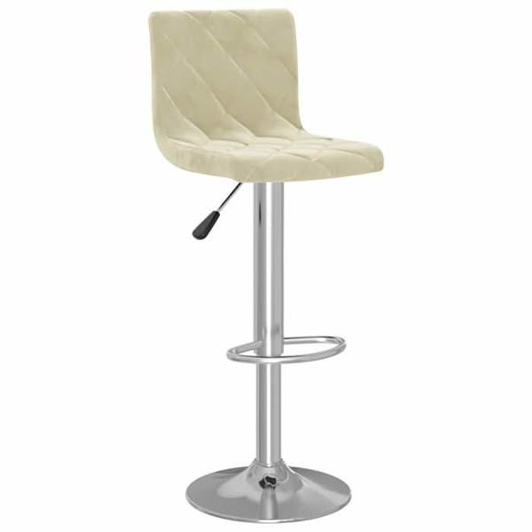 Maison Exclusive - Barstolar set om 2 krämig sammet