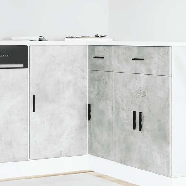 Maison Exclusive - Underskabs møbel "Lyon" Grå beton Ingeniørtræ
