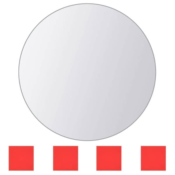 Maison Exclusive - Spejlfliser 16 stk Rund Glas