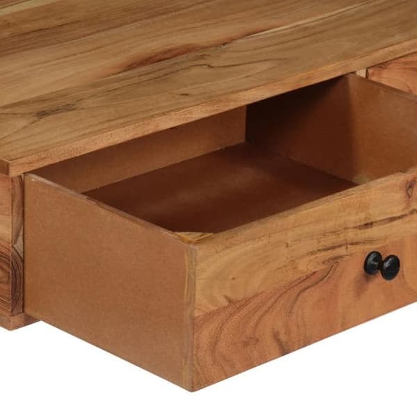 Maison Exclusive - Väggkontor 90x40x170 cm Solid akaciaträ