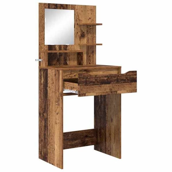 Maison Exclusive - Sminkbord för sovrum i gammalt trä