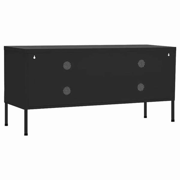 Maison Exclusive - TV Møbel Sort 105x35x50 cm Stål Svart