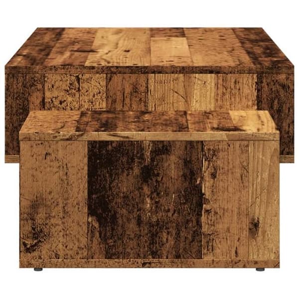 Bord - EKSKLUSIV HUS - Gamle træ 105x55x32 cm - Ingeniørtræ - 3 rum - Rektangulær Gammalt trä
