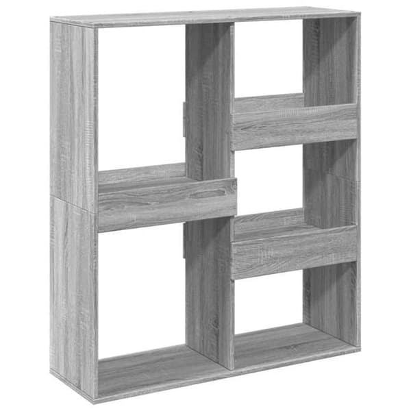Maison Exclusive - Bibliotek/Rumseparator sonoma grå 100x33x115 cm
