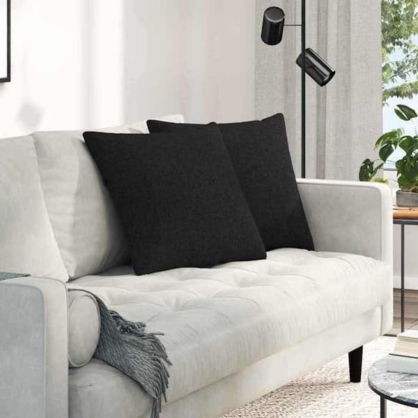 Soffkuddar - EXKLUSIV HEM - 50 x 50 cm - Svart - 2-pack - Avtagbar Svart