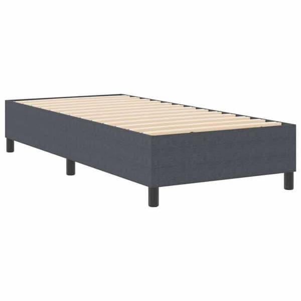 Maison Exclusive - Tummanharmaa sänkykehys, 80 x 200 cm Mörkgrå