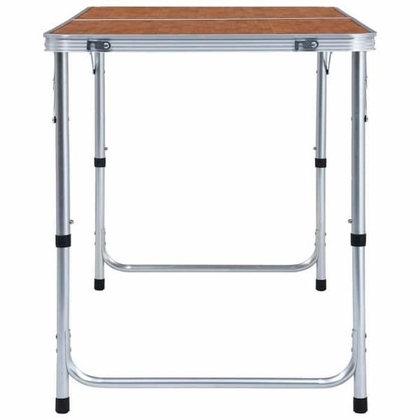 Maison Exclusive - Fällbord i aluminium för camping 120x60 cm