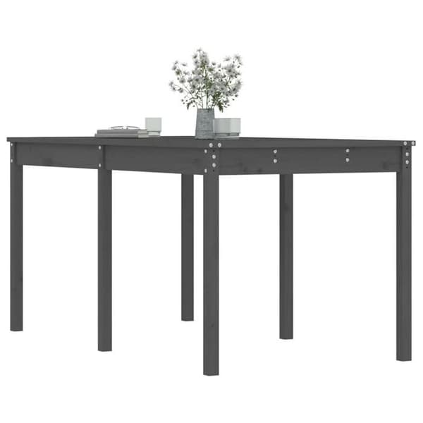 Havemøbel - EKSKLUSIV HUS - Klassisk - Massivt fyrretræ - Grå - 159,5x82,5x76 cm Grå