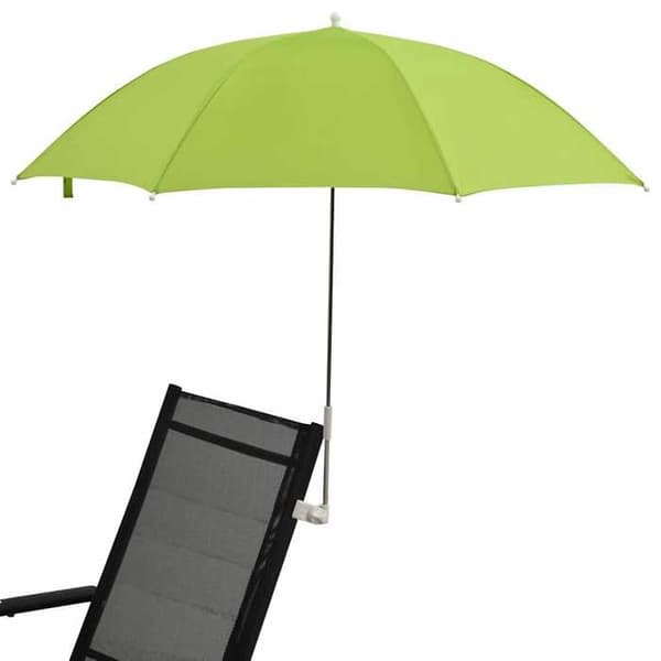 Maison Exclusive - Campingstolar parasoller 2 st Grön 105 cm