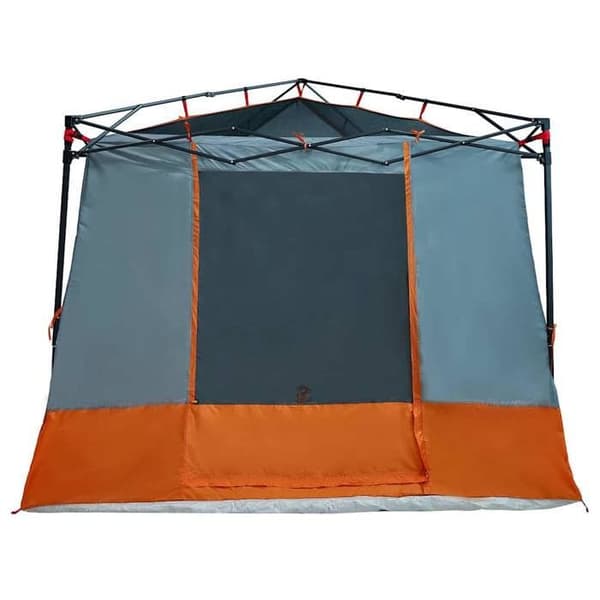 Maison Exclusive - Indertelt til 6 personer Grå og orange taffeta