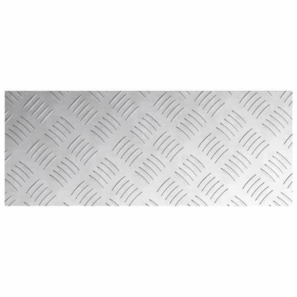 Maison Exclusive - Nez de marche 4 pc 50 x 20 cm Silver Aluminium Rektangulär Silver