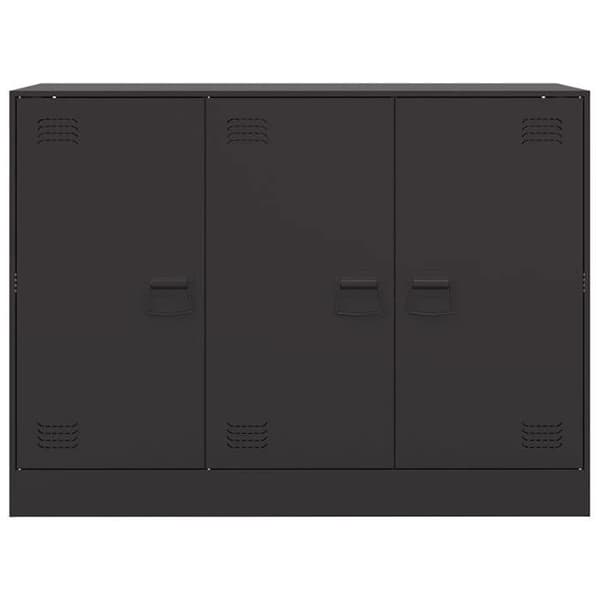 Maison Exclusive - Sort buffet 99x39x73 cm stål