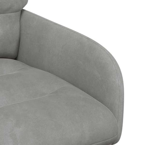Maison Exclusive - Matstolar 4 st Ljusgrå Sammet