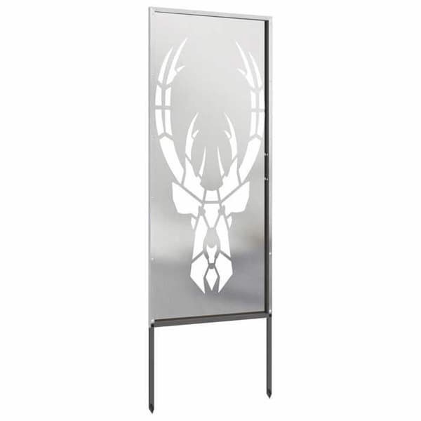 Exklusivt hus - Silverfärgad trädgårdsskyddsskärm 50 x 140 cm Silver