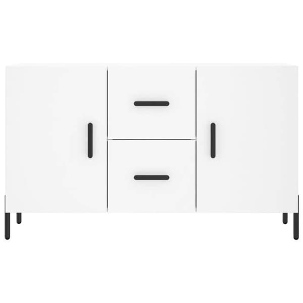 Maison Exclusive - Vit buffé 100x36x60 cm ingenjörsträ