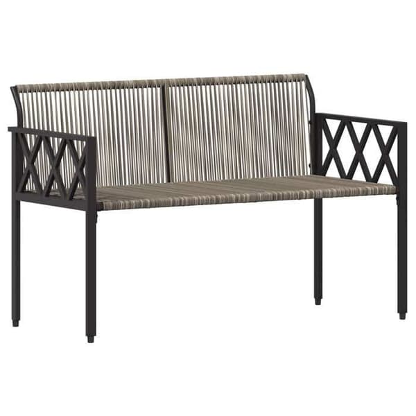 Maison Exclusive - Utomhusbänkar 2-sits 116 x 56 x 75 cm polyrotin