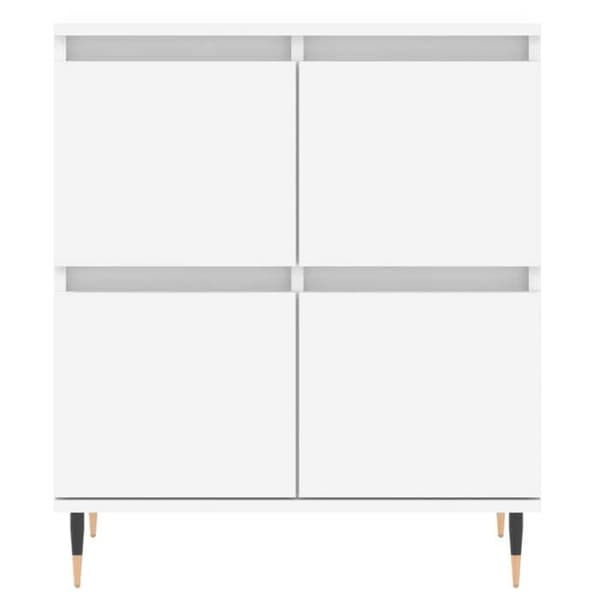 Maison Exclusive - Buffé Vit 60x35x70 cm Ingenjörsträ