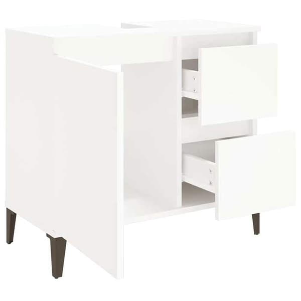 Maison Exclusive - Badrumsskåp vit 65x33x60 cm ingenjörsträ Vit